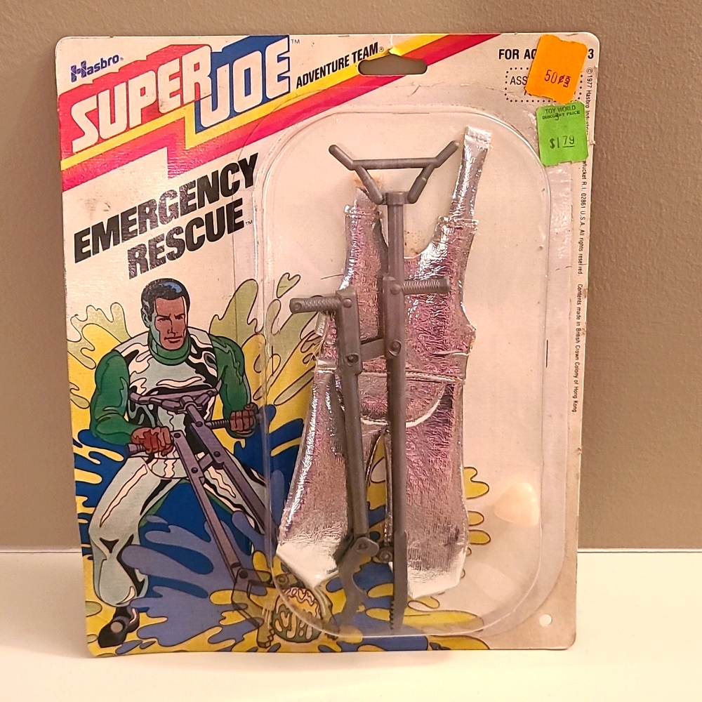 Hasbro-Original 1977-Super Joe "Emergency Rescue"-MIP